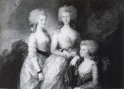 Thomas Gainsborough The three Eldest Princesses France oil painting artist
